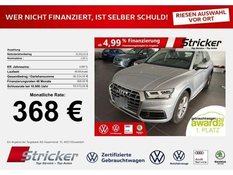 Gebraucht Audi Q5 Sport 299 PS (219 kW) 2020 Florettsilber metallic (metallic) SUV