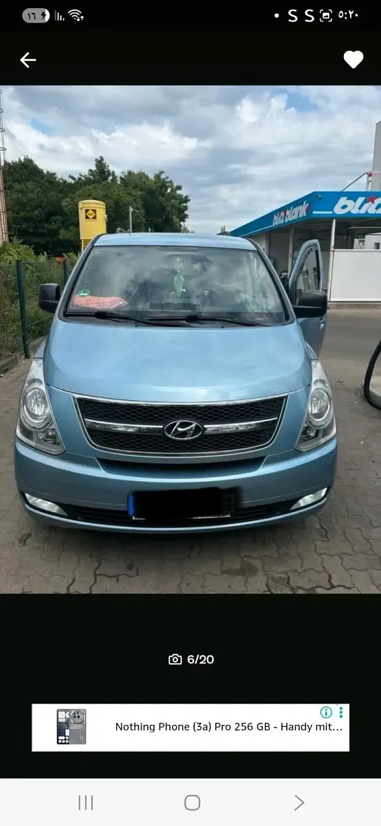 Gebraucht Hyundai H-1 170 PS (125 kW) 2010 Blau Van / Kleinbus