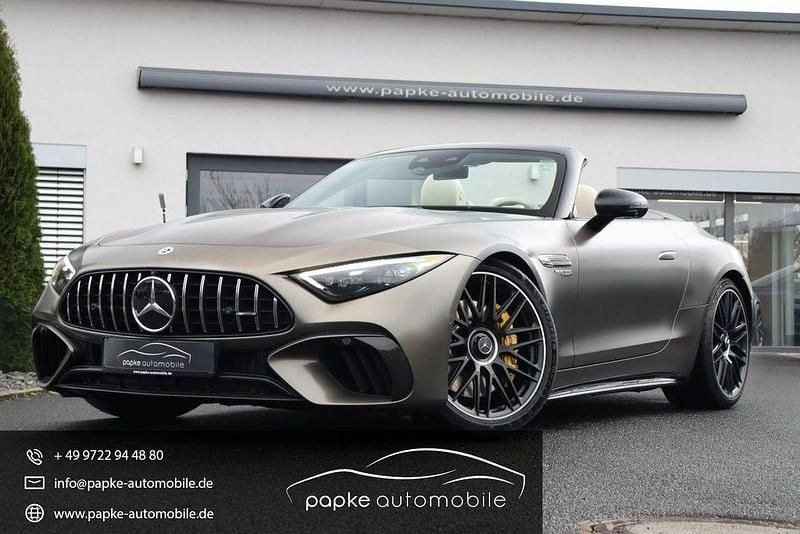 Gebraucht Mercedes SL63 AMG AMG 585 PS (430 kW) 2023 Monzagrau  magnolackierung Cabrio