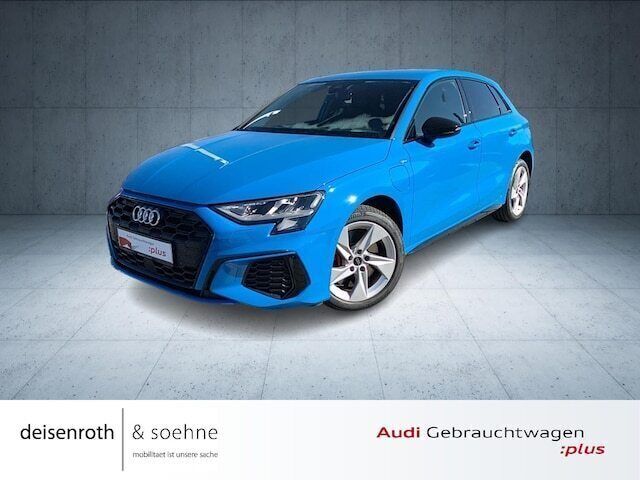 Blau Gebraucht 2022 Audi A3 Sportback e-tron Business Limousine | 27.960 € (Fairer Preis) - Bild 1/3