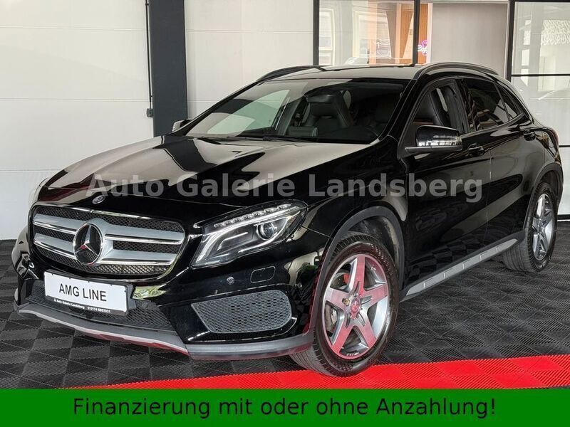 Schwarz Gebraucht 2016 Mercedes GLA200 AMG line SUV | 16.490 € (Fairer Preis) - Bild 1/4