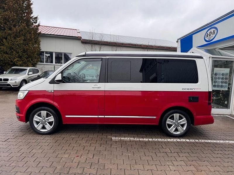 Gebraucht VW California California 204 PS (150 kW) 2018 Candyweiß / kirschrot Van