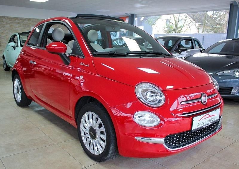 Rot Gebraucht 2021 Fiat 500C Dolcevita Cabrio | 13.999 € (Fairer Preis) - Bild 1/4