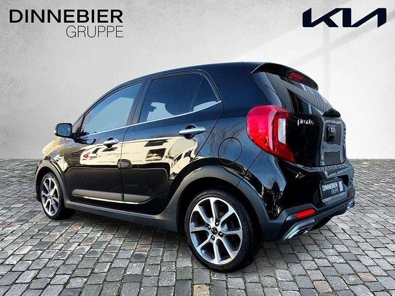 Gebraucht Kia Picanto X-Line 101 PS (74 kW) 2021 Schwarz (metallic) Kleinwagen