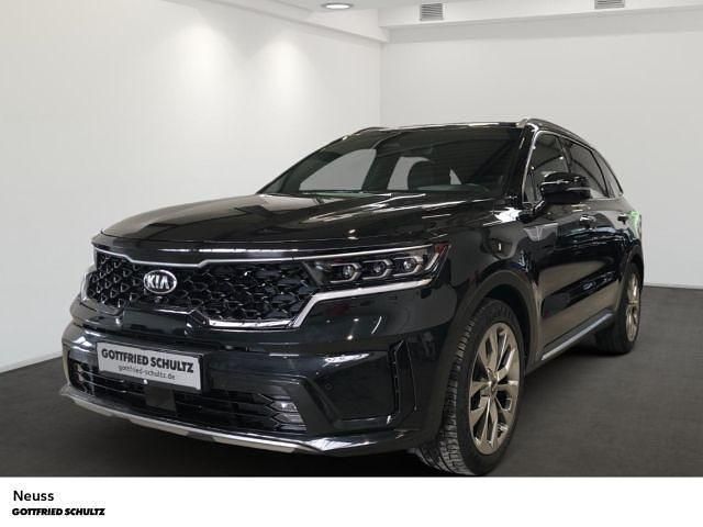 (abp) auroraschwarz met. Gebraucht 2021 Kia Sorento Platinum SUV | 38.500 € (Fairer Preis) - Bild 1/4