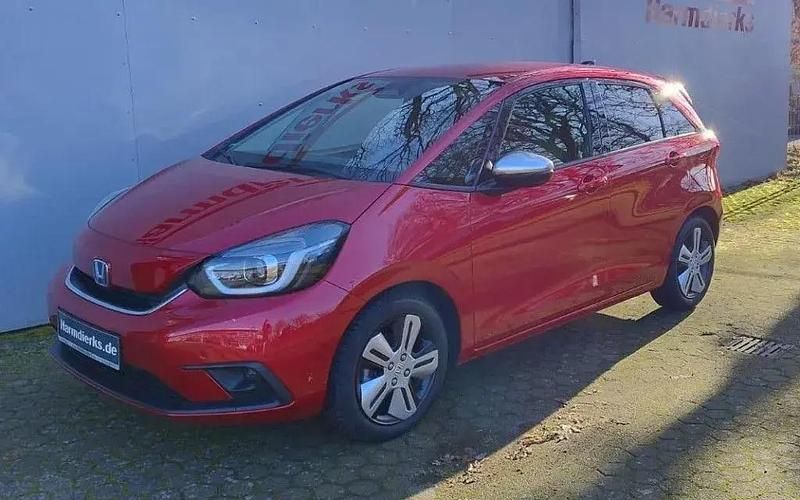 Premium crystal red metallic (metallic) Gebraucht 2020 Honda Jazz Executive Kleinwagen | 17.990 € (Fairer Preis) - Bild 1/4