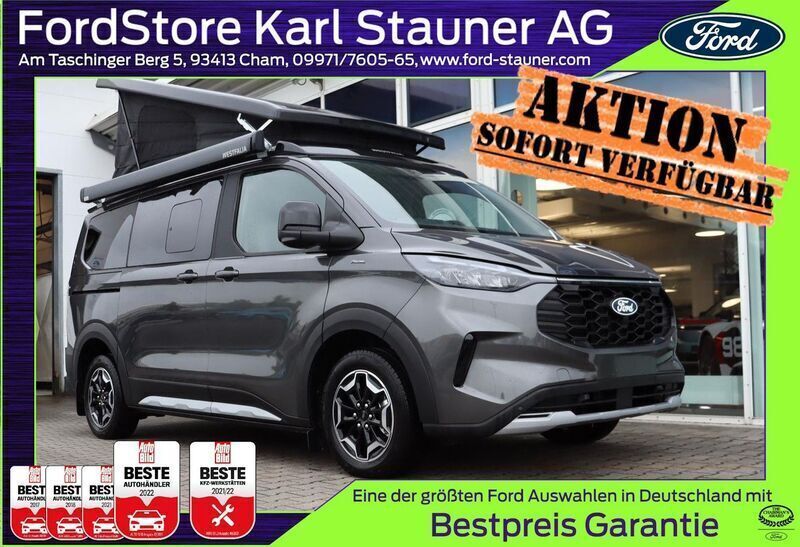 Grey metallic Neu 2025 Ford Tourneo Custom Active Van / Kleinbus | 70.980 € - Bild 1/4