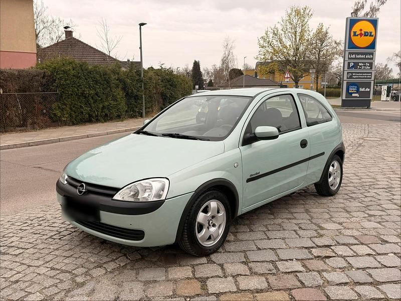 Gebraucht Opel Corsa 75 PS (55 kW) 2001 Blau Kleinwagen