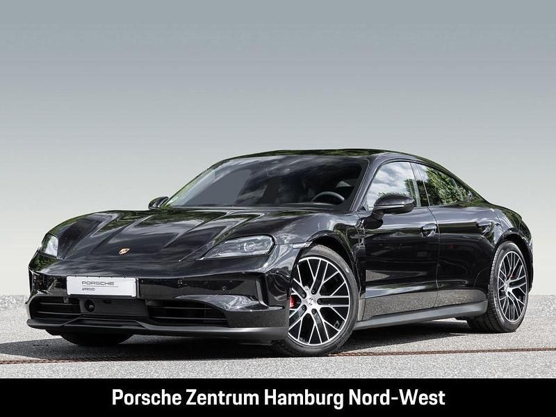 Tiefschwarzmetallic Gebraucht 2024 Porsche Taycan 4S Limousine | 104.900 € (Guter Preis) - Bild 1/4