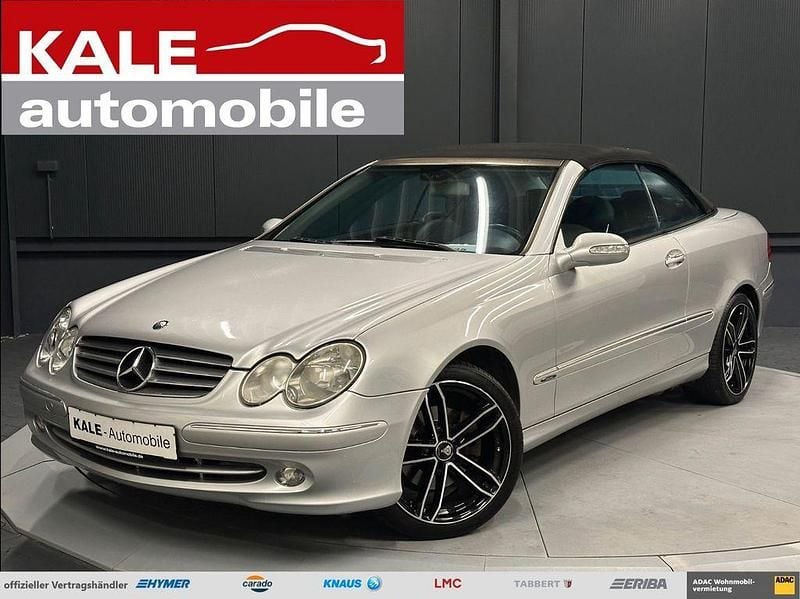 Brilliantsilber metallic Gebraucht 2004 Mercedes CLK240 Avantgarde Cabrio | 5.490 € (Guter Preis) - Bild 1/4