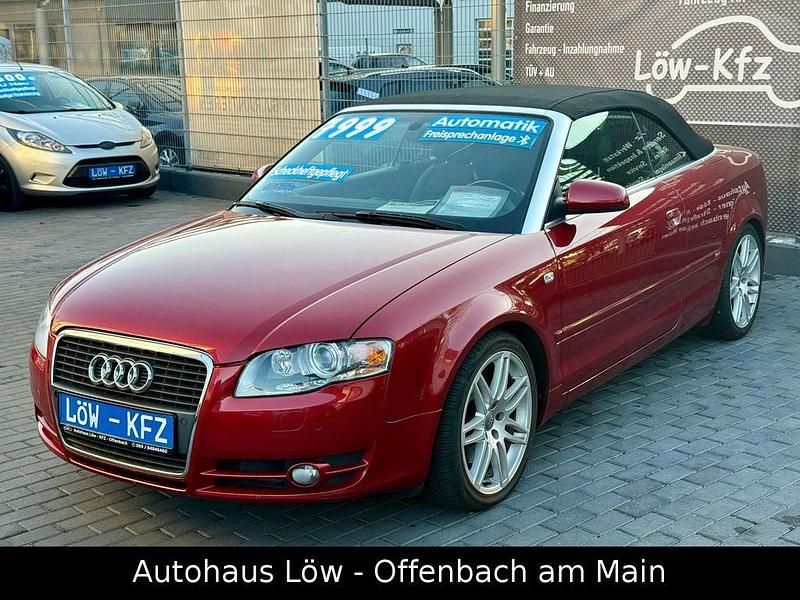 Gebraucht Audi A4 Cabriolet S-Line 163 PS (119 kW) 2007 Granatrot perleffekt Cabrio