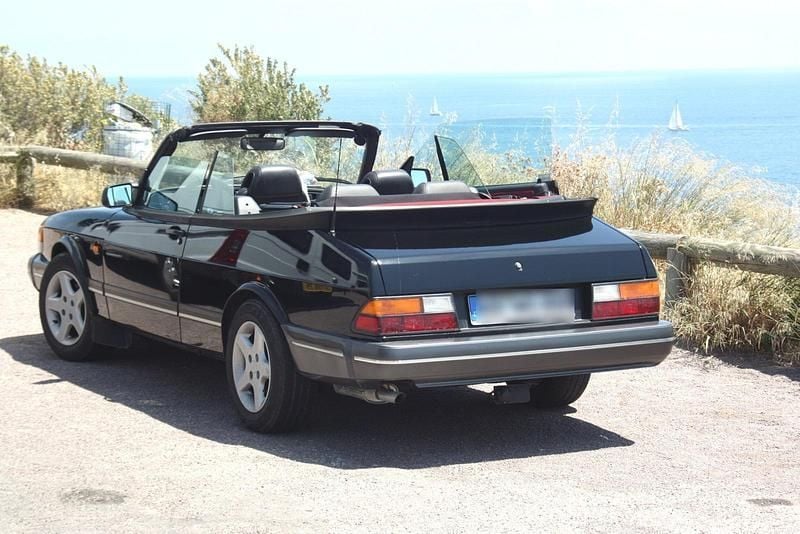 Schwarz Gebraucht 1993 Saab 900 Cabriolet Cabrio | 15.900 € - Bild 1/4