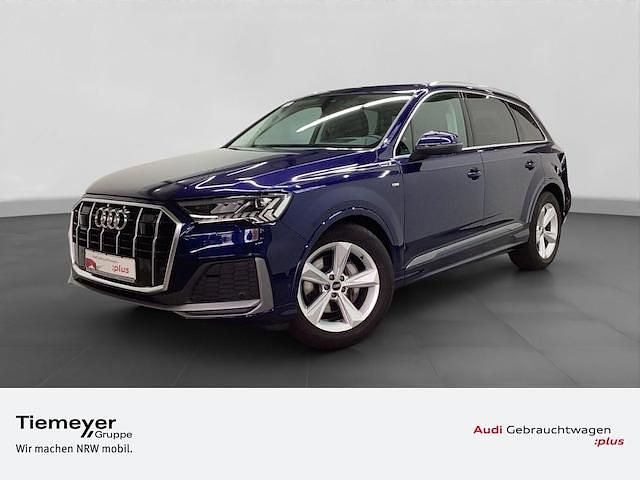 Navarrablau metallic Gebraucht 2023 Audi Q7 S-Line SUV | 62.520 € (Superpreis) - Bild 1/4