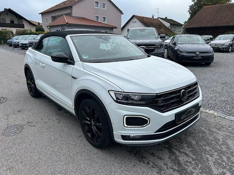 Weiß Gebraucht 2021 VW T-Roc Cabriolet Style Cabrio | 23.790 € (Guter Preis) - Bild 1/4