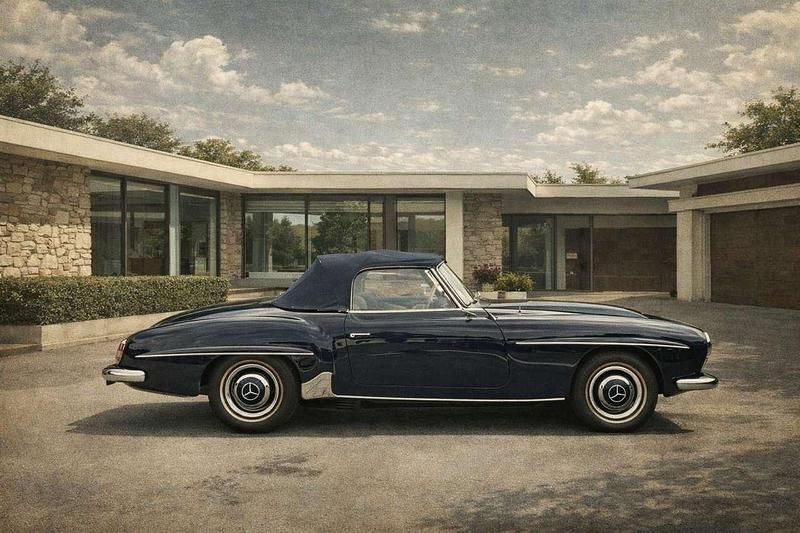 Gebraucht Mercedes 190 105 PS (77 kW) 1957 Blau Limousine