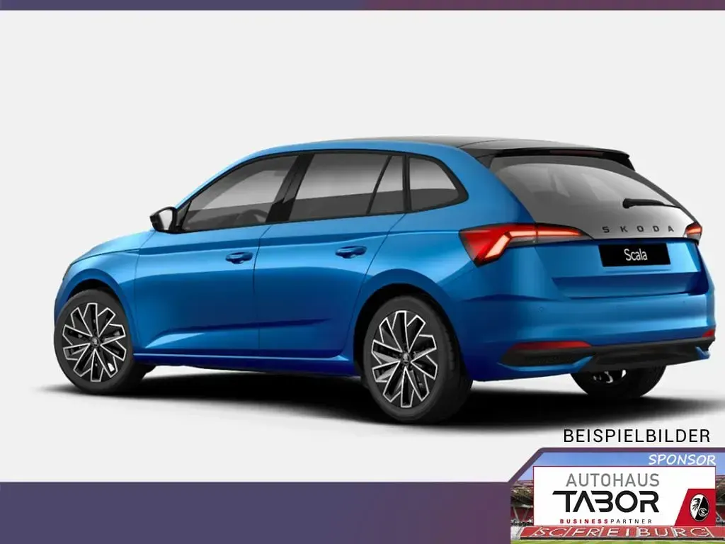 Nouvelle Skoda Scala Dynamic 150 ch (110 kW) 2026 Bleue Citadine