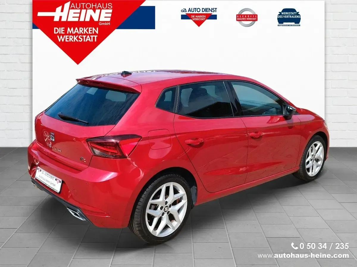 Gebraucht Seat Ibiza FR 110 PS (80 kW) 2021 "desire" rot Kleinwagen
