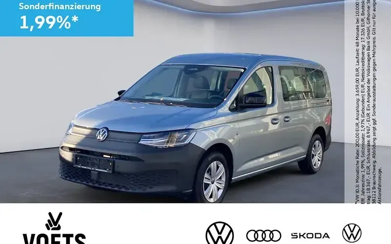 Neu VW Caddy Maxi 122 PS (89 kW) 2025 Silber Van / Kleinbus