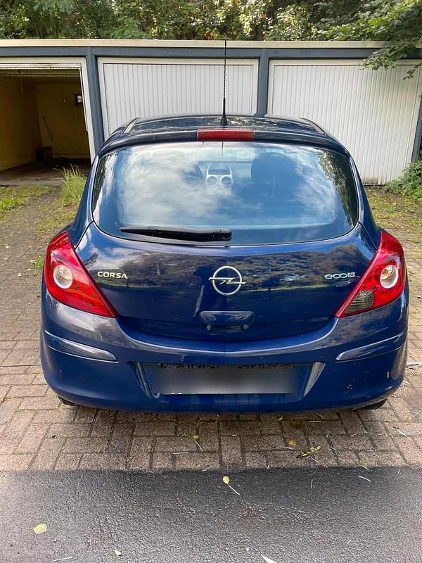 Blau Gebraucht 2009 Opel Corsa Kleinwagen | 800 € (Superpreis) - Bild 1/4