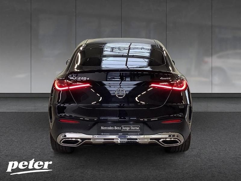 Gebraucht Mercedes GLC220 AMG 197 PS (144 kW) 2025 Metalliclack obsidianschwarz Coupé