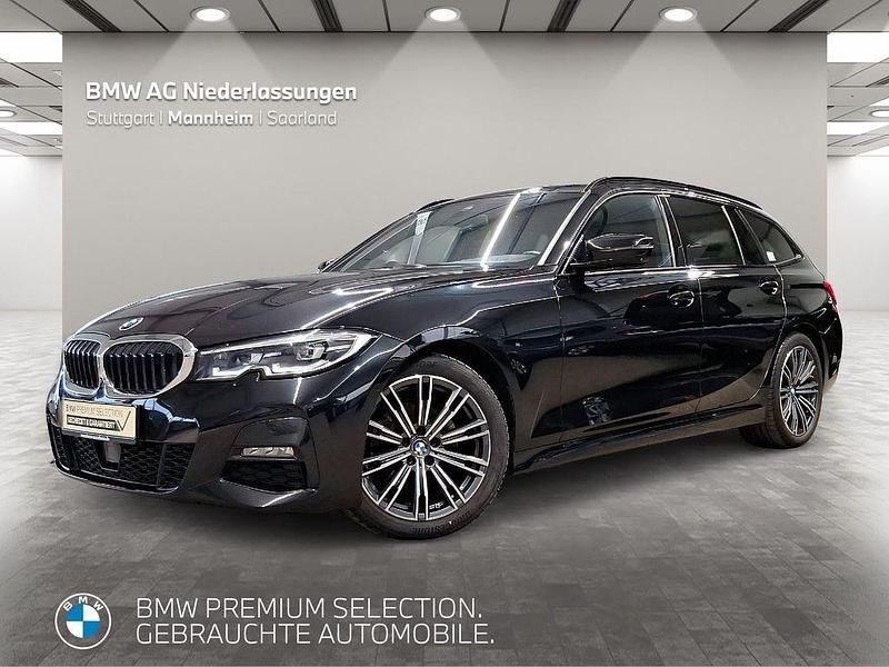 Schwarz Gebraucht 2021 BMW 320 Shadowline Kombi | 34.390 € - Bild 1/4