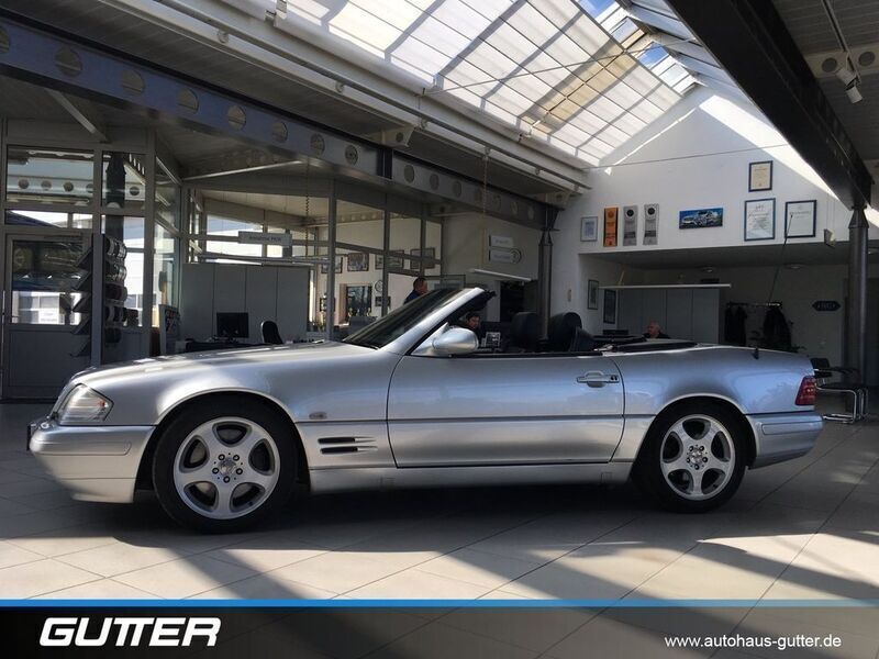 Gebraucht Mercedes SL320 224 PS (164 kW) 2002 Brillantsilber metallic metallic Cabrio
