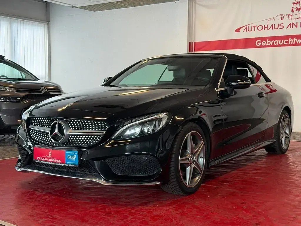 Gebraucht Mercedes C200 AMG line 184 PS (135 kW) 2017 Schwarz Cabrio