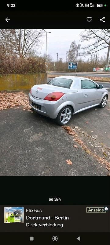 Gebraucht Opel Tigra 66 PS (48 kW) 2006 Silber Cabrio