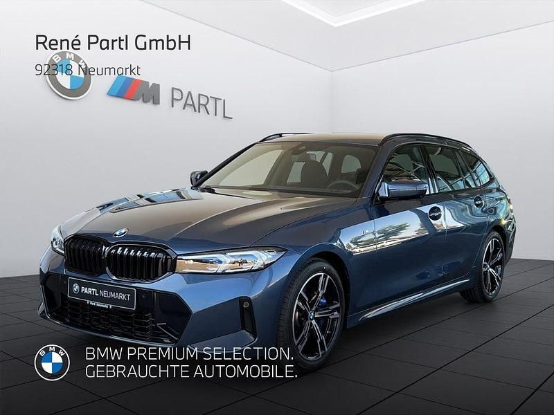 Arctic race blue metallic Neu 2025 BMW 320 M Sport Kombi | 48.960 € (Teuer) - Bild 1/4
