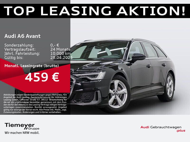 Schwarz Gebraucht 2024 Audi A6 S-Line Kombi | 52.180 € (Teuer) - Bild 1/4