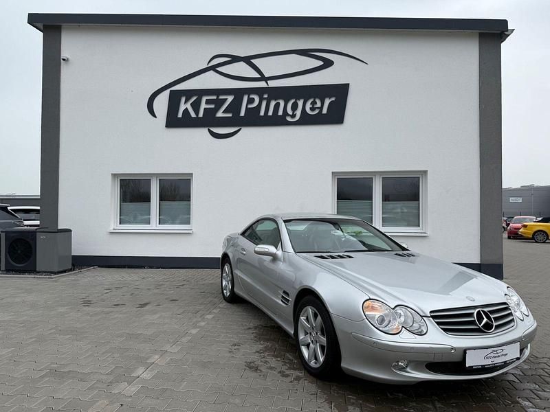 Silber Gebraucht 2004 Mercedes SL350 Cabrio | 17.999 € (Teuer) - Bild 1/4
