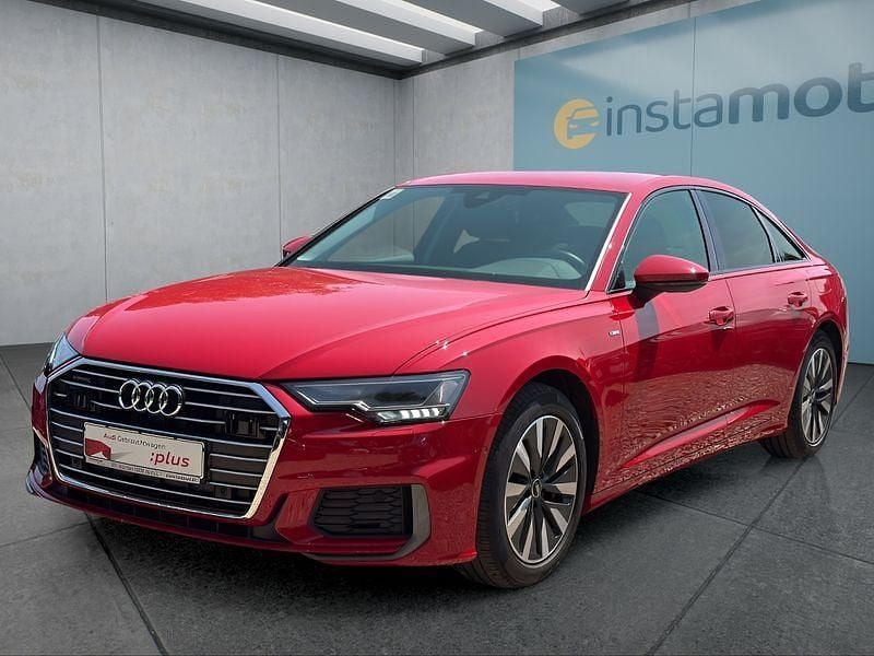 Rot Gebraucht 2022 Audi A6 S-Line Limousine | 36.049 € (Superpreis) - Bild 1/4