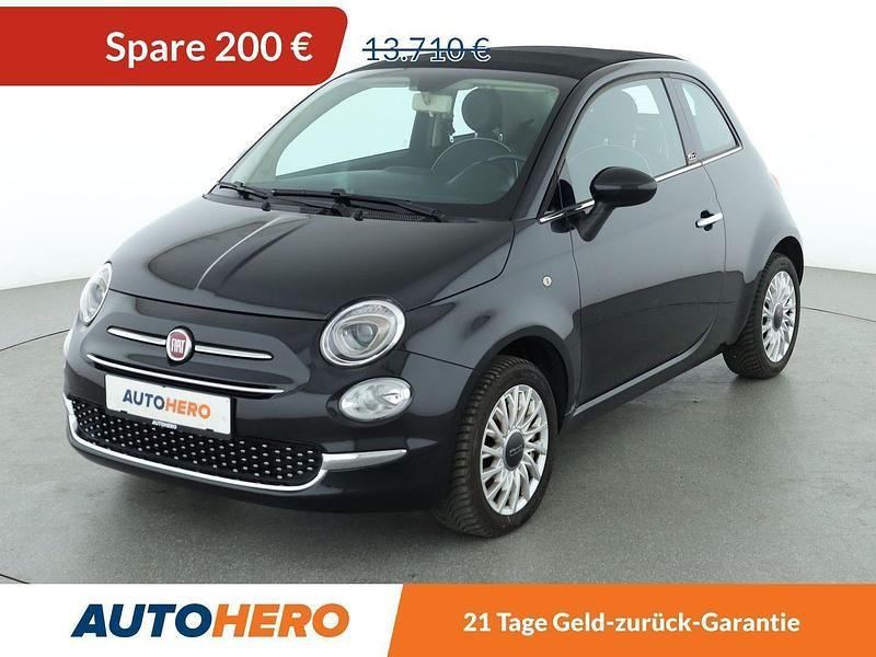 Schwarz Gebraucht 2018 Fiat 500C Lounge Cabrio | 13.510 € (Fairer Preis) - Bild 1/3