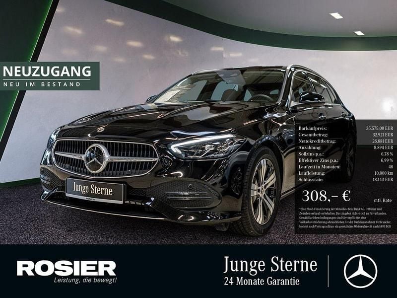 Schwarz Gebraucht 2024 Mercedes C200 Advanced Kombi | 35.575 € (Fairer Preis) - Bild 1/4
