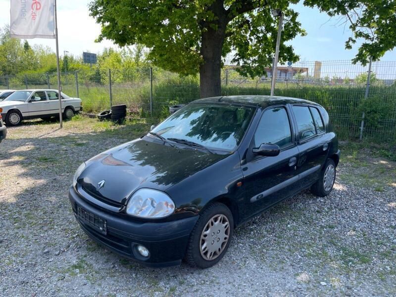 Schwarz Gebraucht 2001 Renault Clio II Limousine | 1.790 € (Fairer Preis) - Bild 1/4