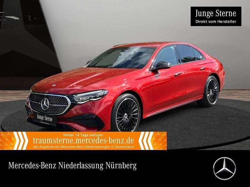 Rot Gebraucht 2024 Mercedes E300 AMG Limousine | 50.990 € (Superpreis) - Bild 1/3
