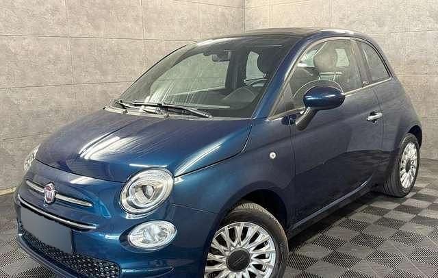 Blau metallic Gebraucht 2020 Fiat 500C Lounge Cabrio | 17.400 € - Bild 1/4