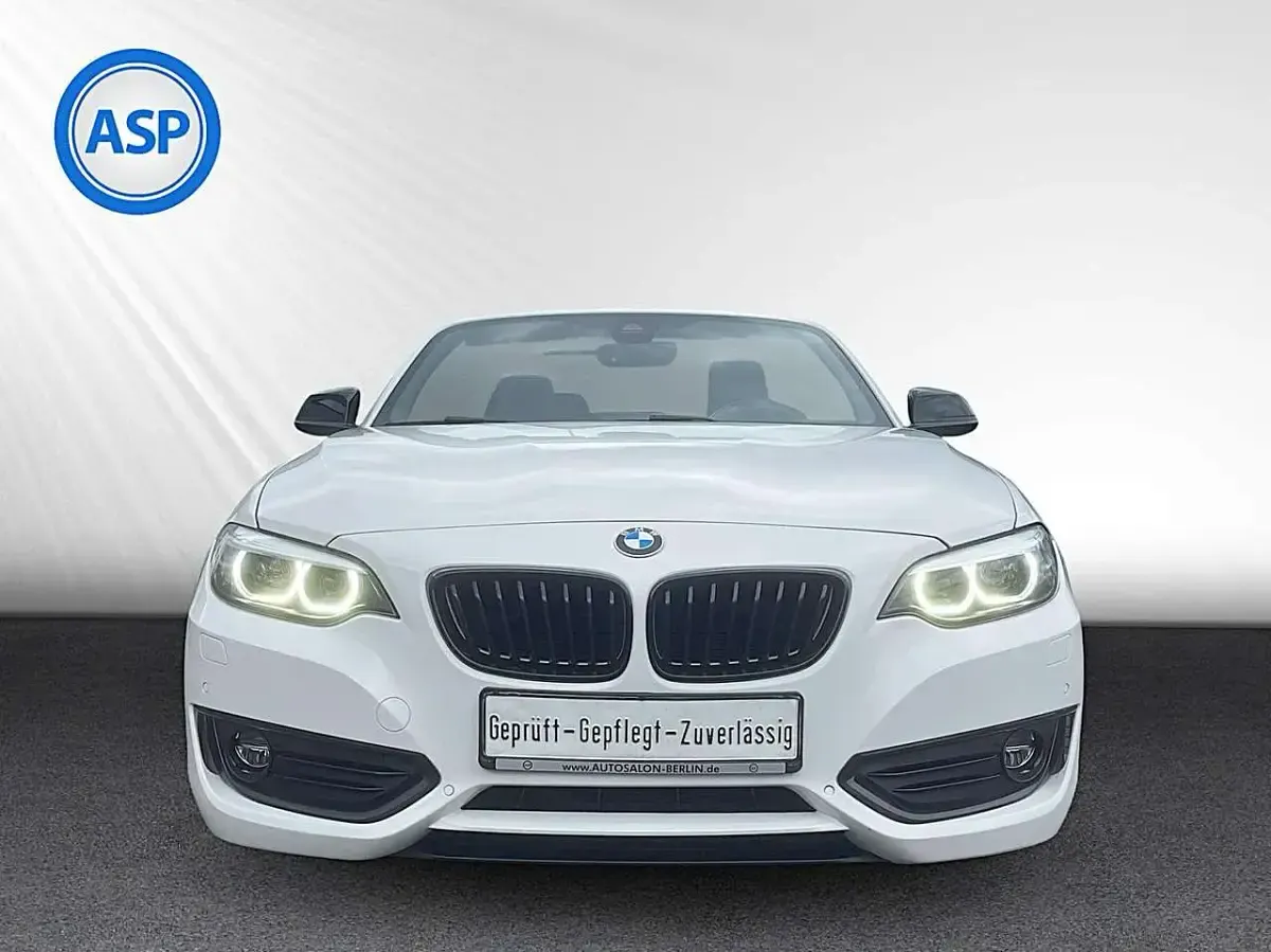 Gebraucht BMW 220 Advantage 184 PS (135 kW) 2018 Alpinweiss iii Cabrio