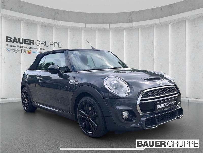 Grau Gebraucht 2017 Mini John Cooper Works Cabriolet Cabrio | 16.900 € (Guter Preis) - Bild 1/4