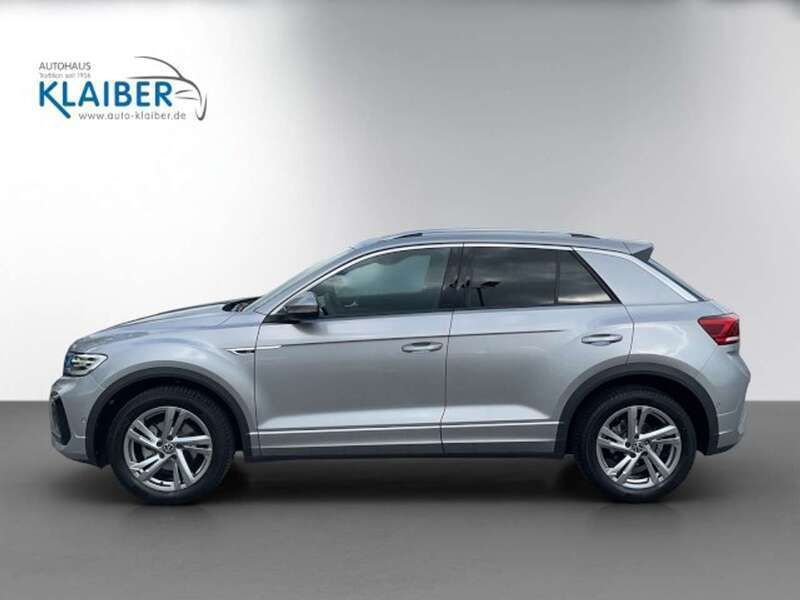 Gebraucht VW T-Roc R-line 110 PS (80 kW) 2023 Pyrit silber (metallic) SUV