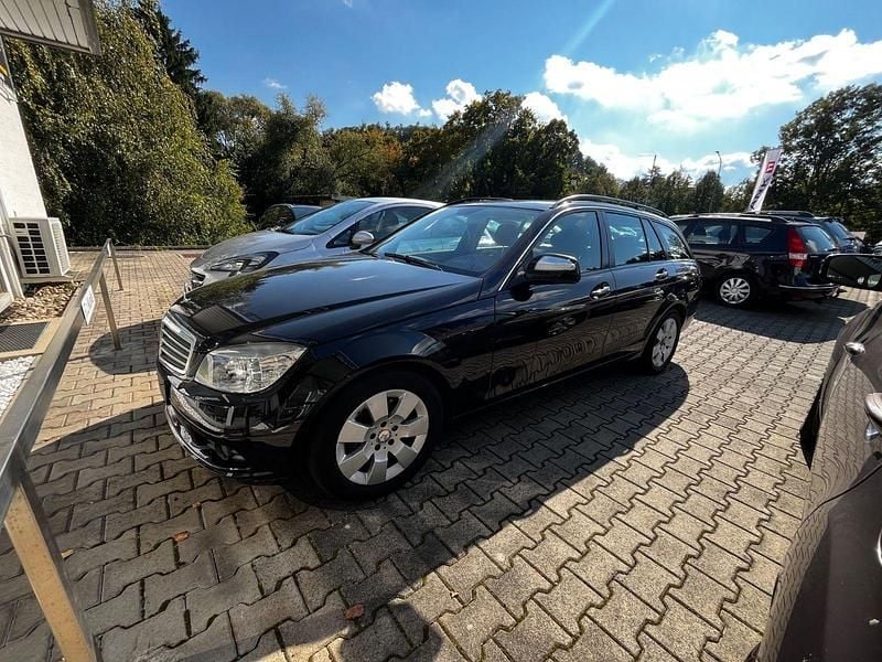 Schwarz Gebraucht 2008 Mercedes C180 Avantgarde Kombi | 5.100 € (Superpreis) - Bild 1/4
