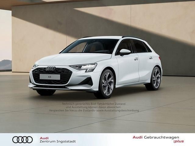 Gletscherweiß metallic Gebraucht 2025 Audi A3 Advanced Plus | 32.190 € (Guter Preis) - Bild 1/3