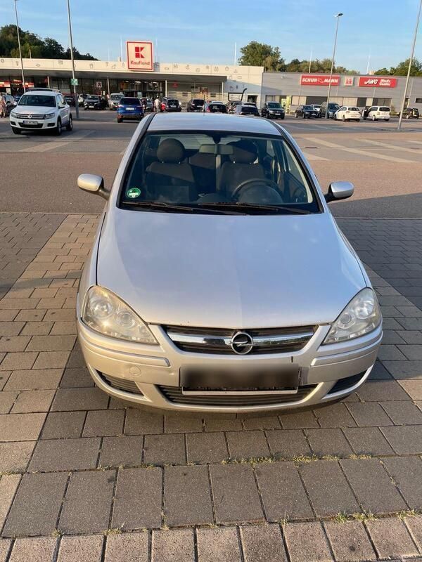 Silber Gebraucht 2005 Opel Corsa Limousine | 1.000 € (Fairer Preis) - Bild 1/4