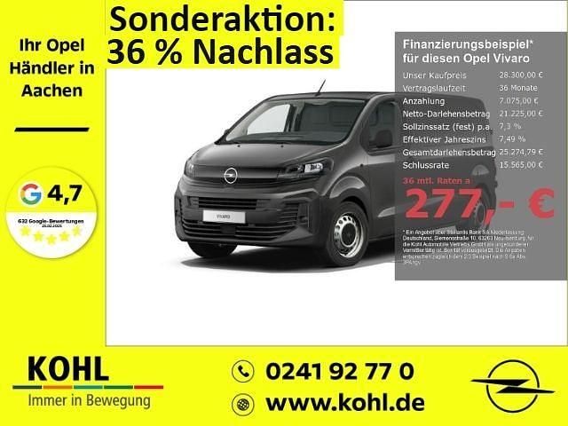 Schwarz Neu 2025 Opel Vivaro Van | 28.300 € (Guter Preis) - Bild 1/4