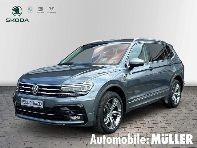 Grau Gebraucht 2021 VW Tiguan Allspace Highline SUV | 33.290 € (Fairer Preis) - Bild 1/4