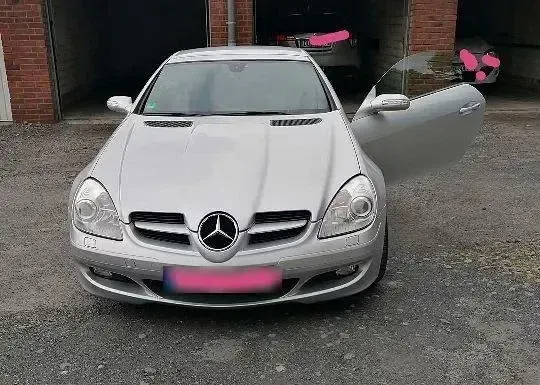 Gebraucht Mercedes SLK200 163 PS (119 kW) 2005 Silber Cabrio