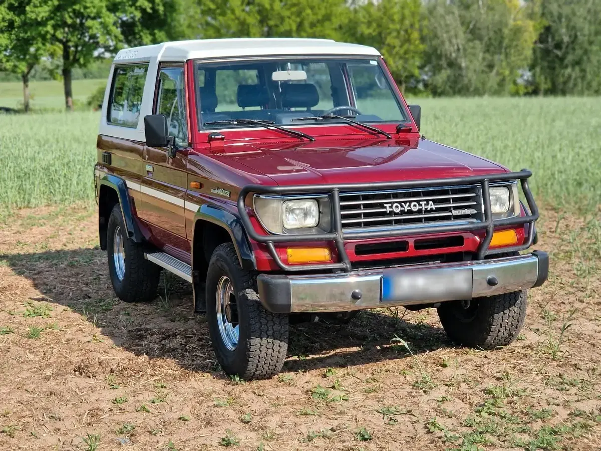 Gebraucht Toyota Land Cruiser 125 PS (91 kW) 1992 Rot SUV