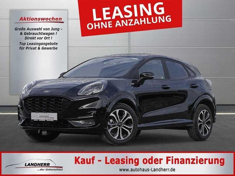 Obsidianschwarz metallic Gebraucht 2024 Ford Puma ST-Line SUV | 20.405 € (Superpreis) - Bild 1/4
