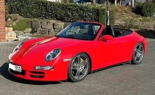 Gebraucht Porsche 911 Carrera 4S Cabriolet 355 PS (261 kW) 2007 Rot Cabrio