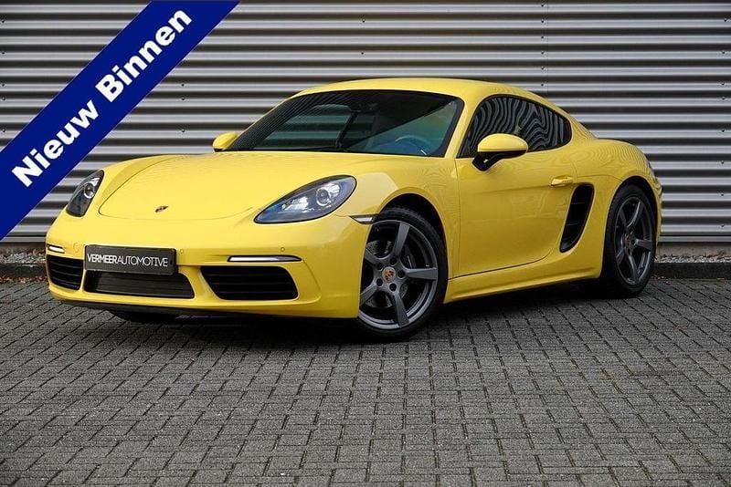 Gelb Gebraucht 2018 Porsche 718 Cayman Coupé | 47.910 € (Superpreis) - Bild 1/4